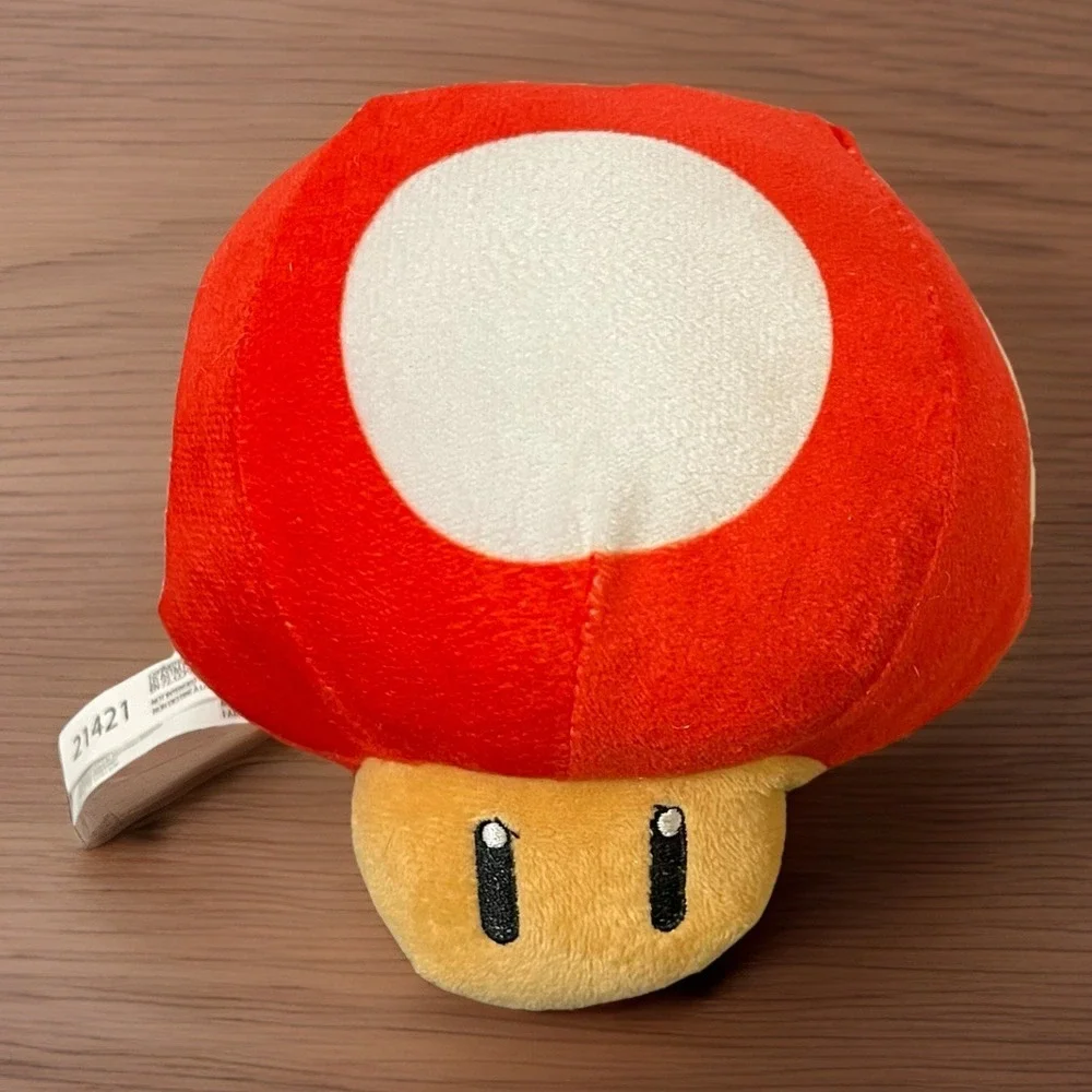 Nintendo Super Mario Bros Red Super Mushroom Plush 5